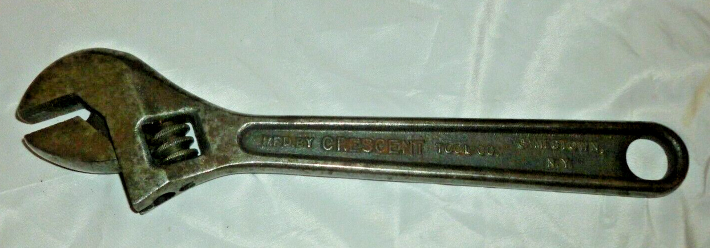 Vintage CRESCENT Tool Co. 10 IN. Adjustable Wrench Jamestown NY