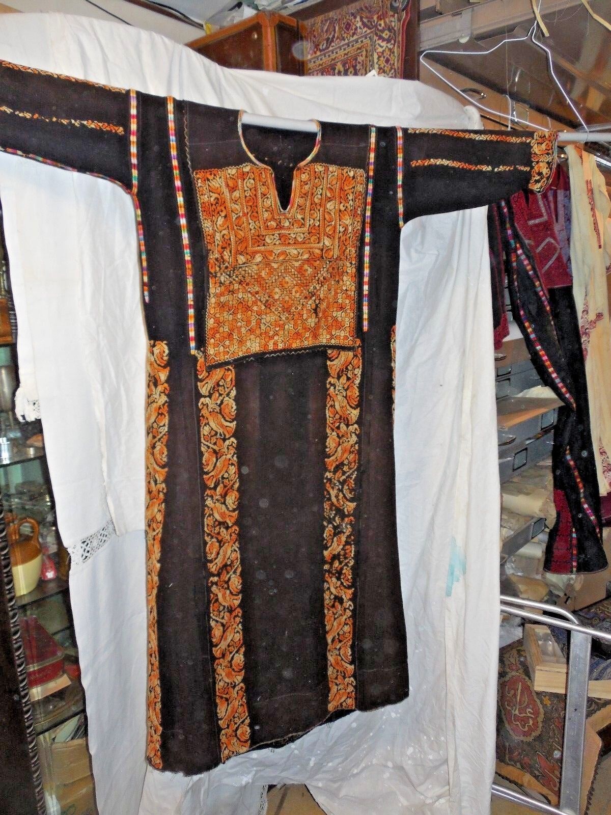 Authentic Vintage Ethnic Palestinian  Dress Kaftan