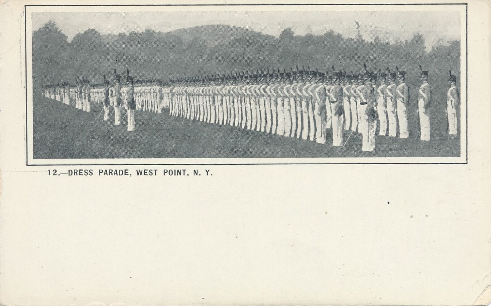 WEST POINT NY - Dress Parade - udb (pre 1908)