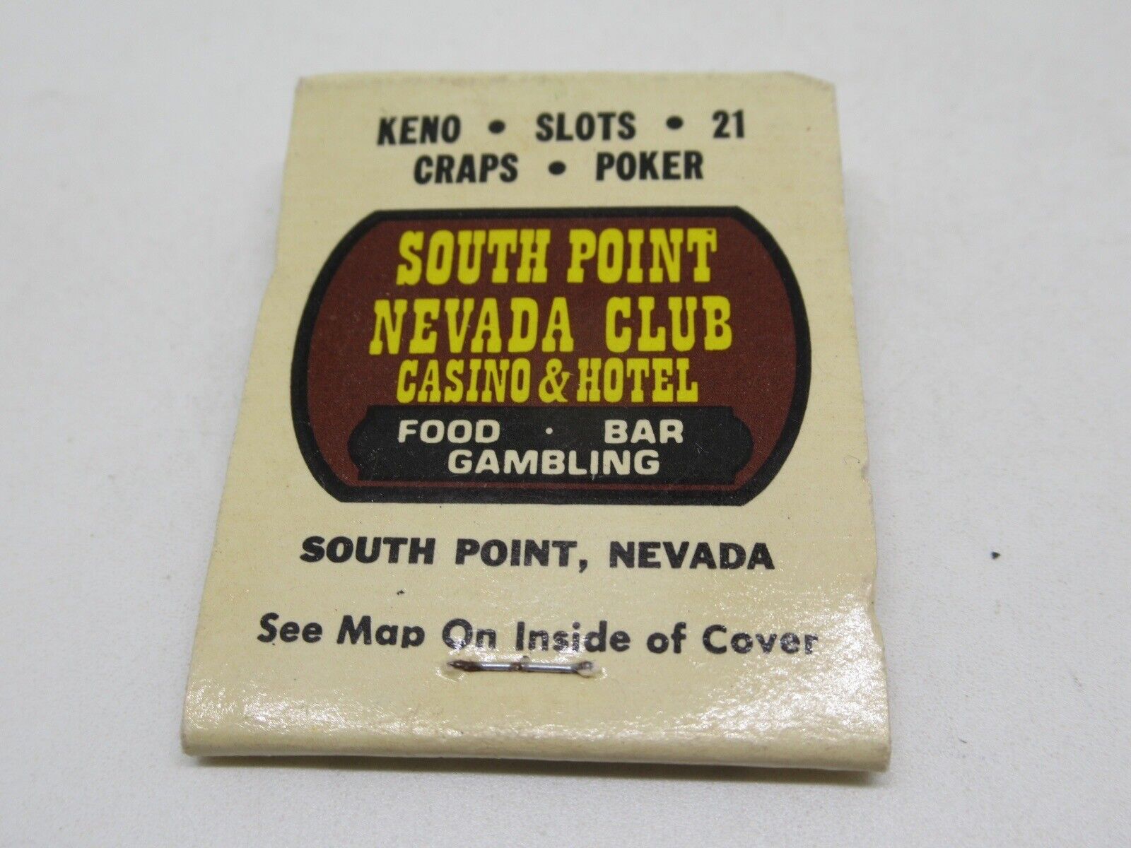 South Point Nevada Club Casino & Hotel FULL Matchbook