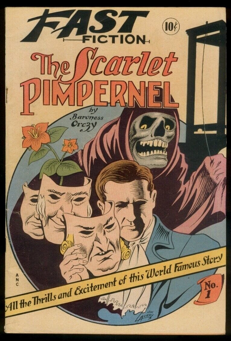Seaboard Publishers FAST Fiction #1 The SCARLET PIMPERNEL 1949 VG/FN 5.0