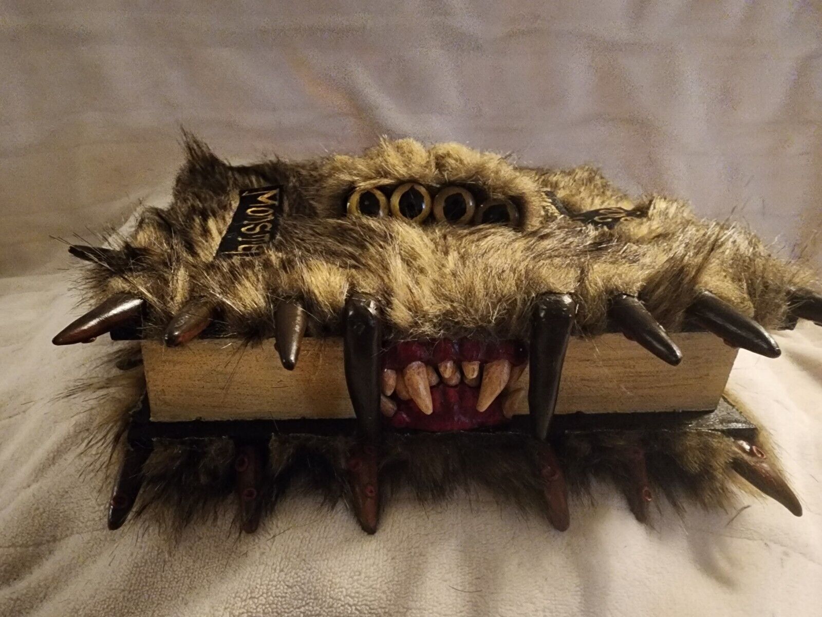 The Monster Book of Monsters Harry Potter Prop Replica Stash Box 