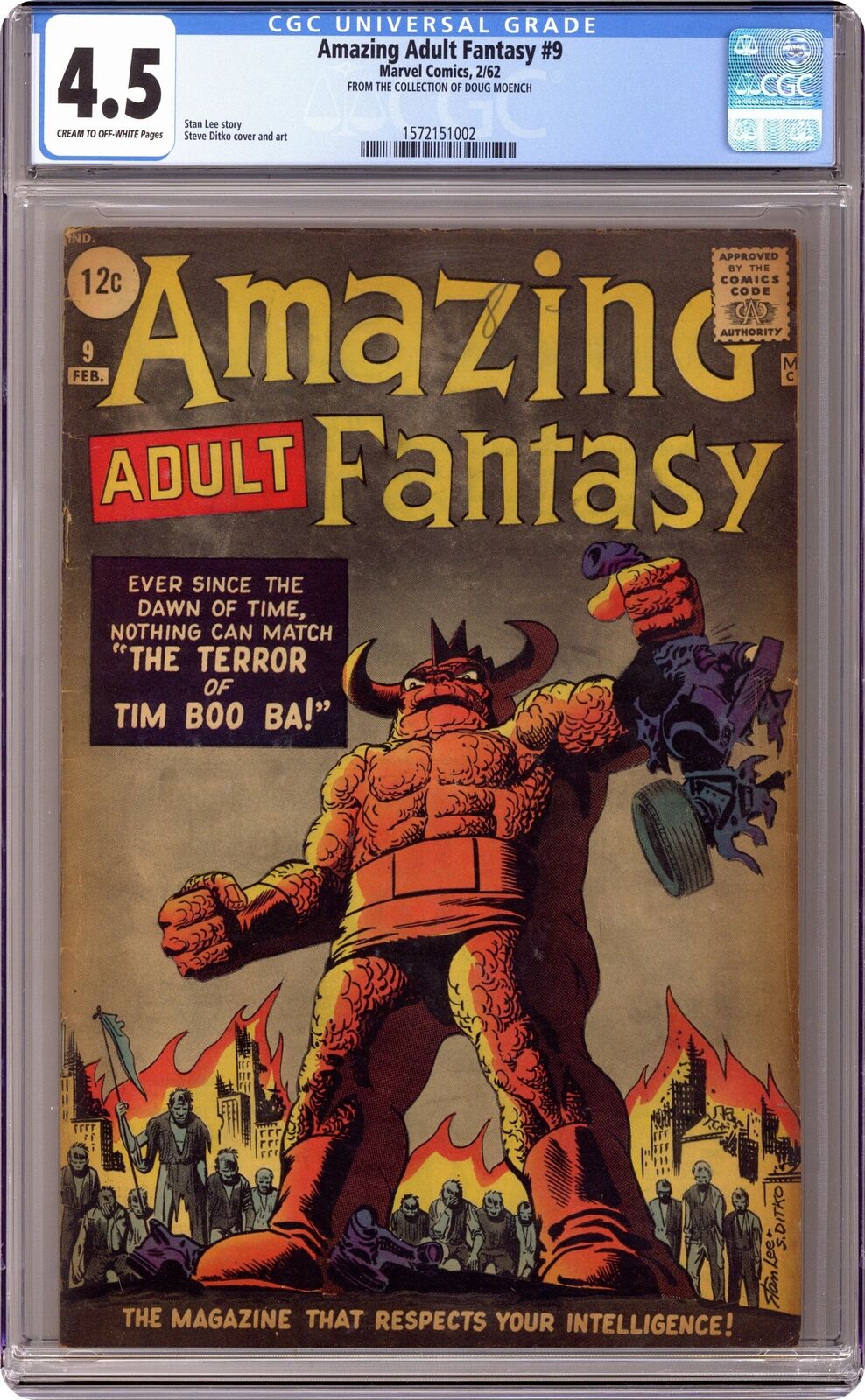 Amazing Adult Fantasy #9 CGC 4.5 1962 1572151002