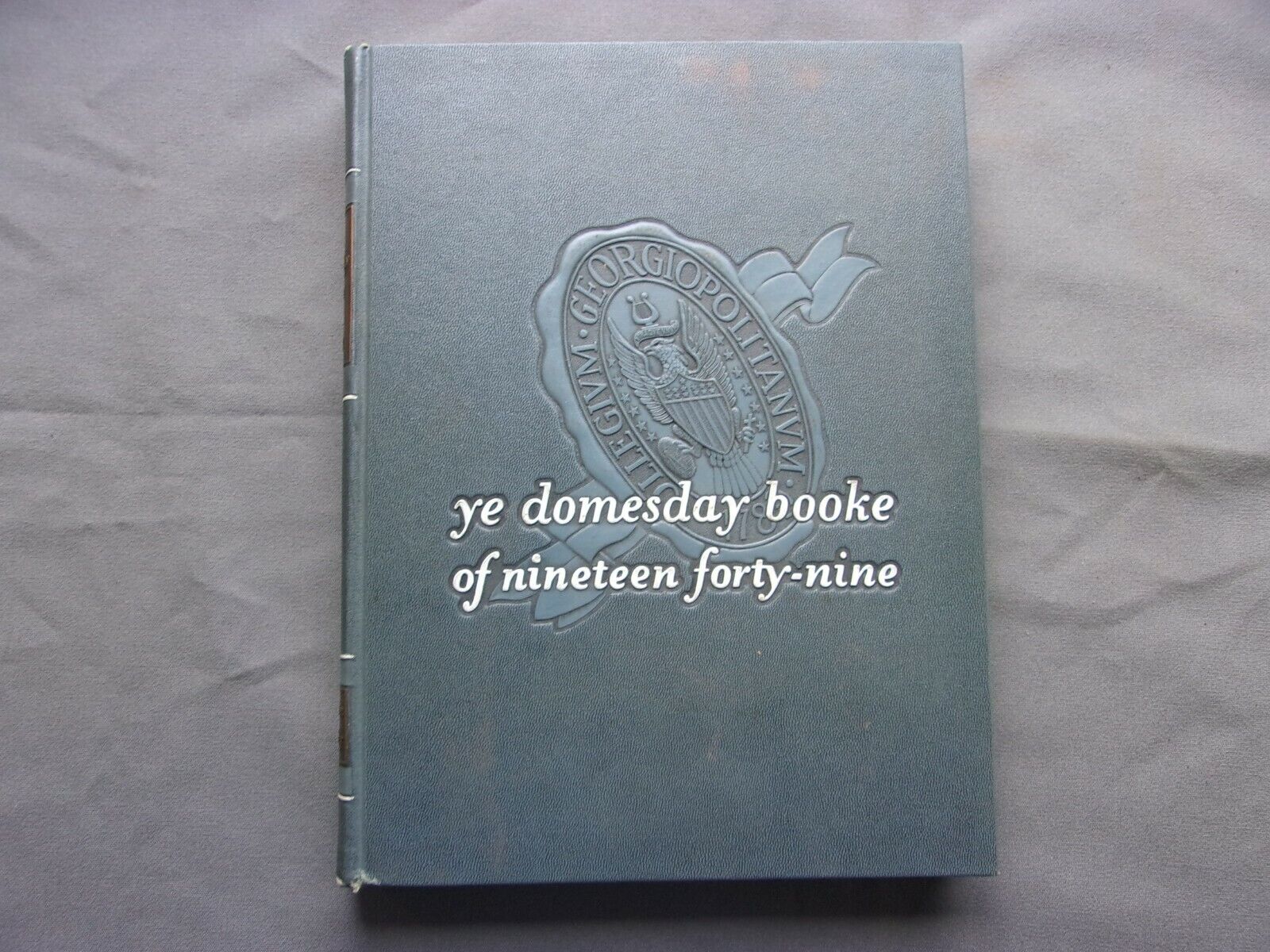 Vintage Yearbook Annual Georgetown University Ye Domesday Booke 1949 49 DC