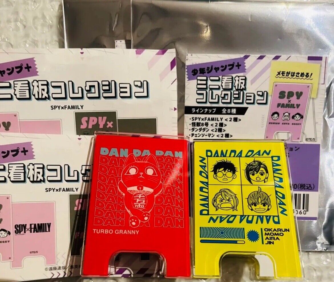 Dandadan X Jump Festa 2024 Limited Mini Acrylic Signboard Set JAPAN