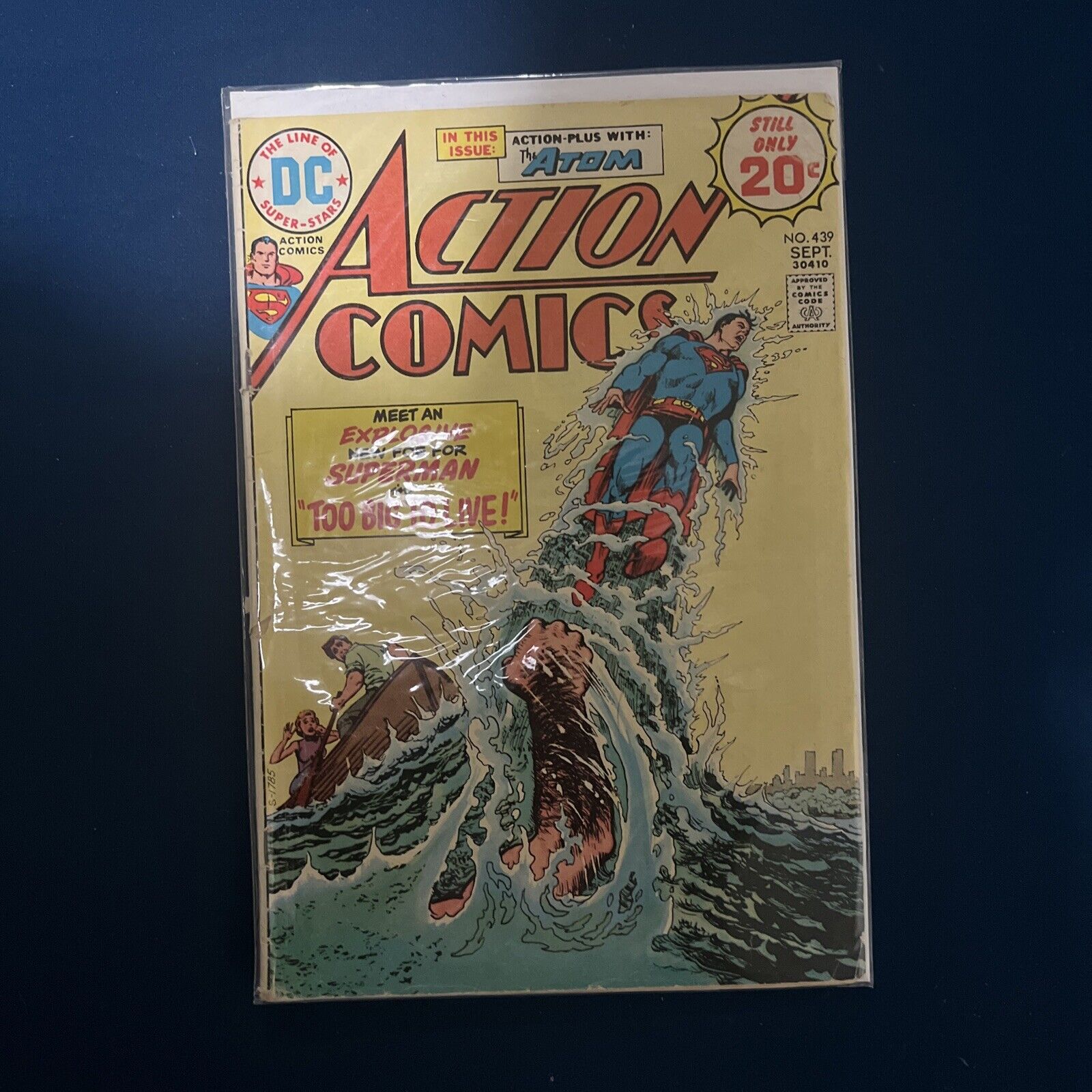Action Comics #439 (1974) DC Comics Bronze Age Superman The Atom