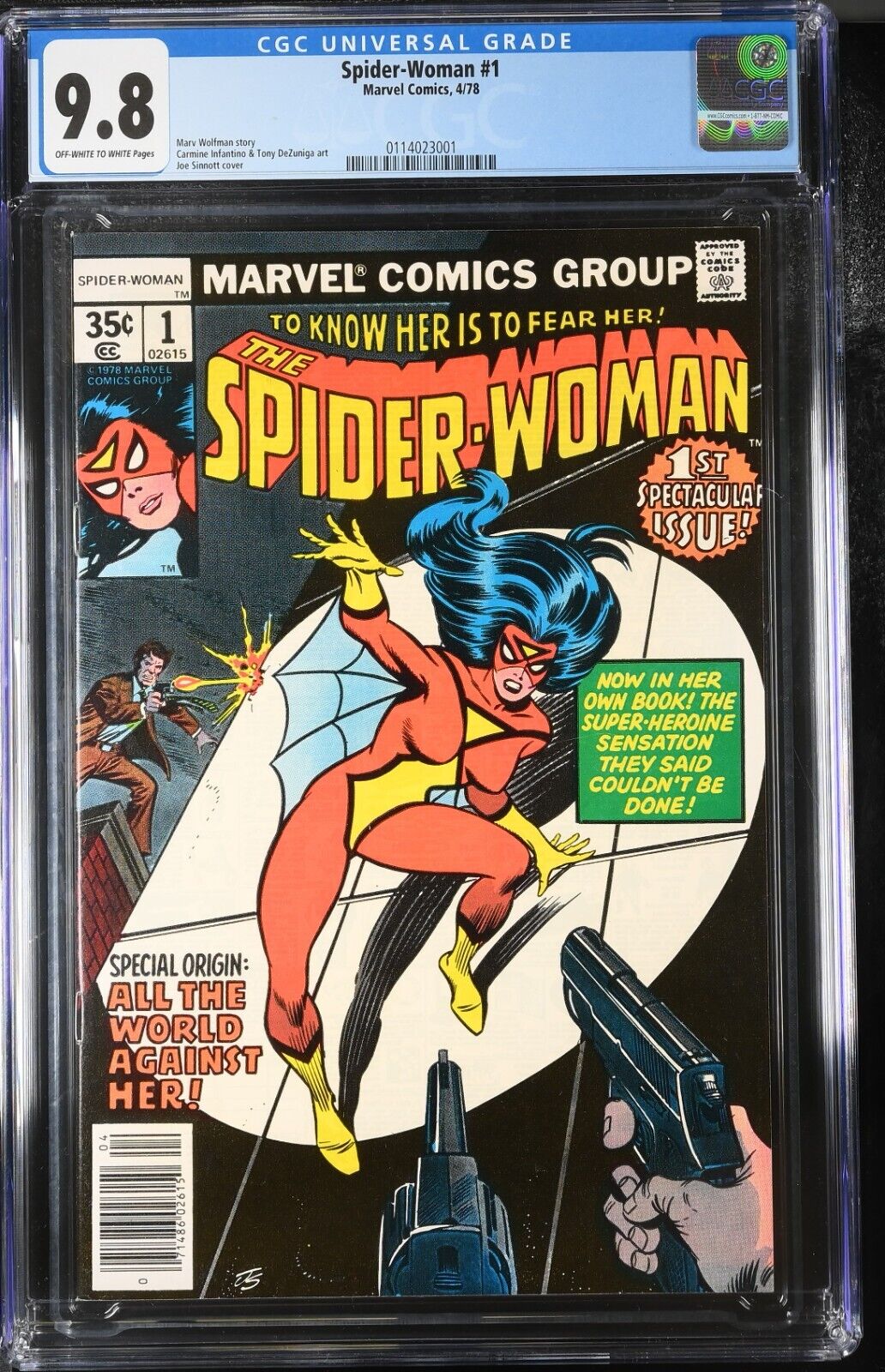 Spider-Woman #1 Marvel Comics 1978 CGC 9.2