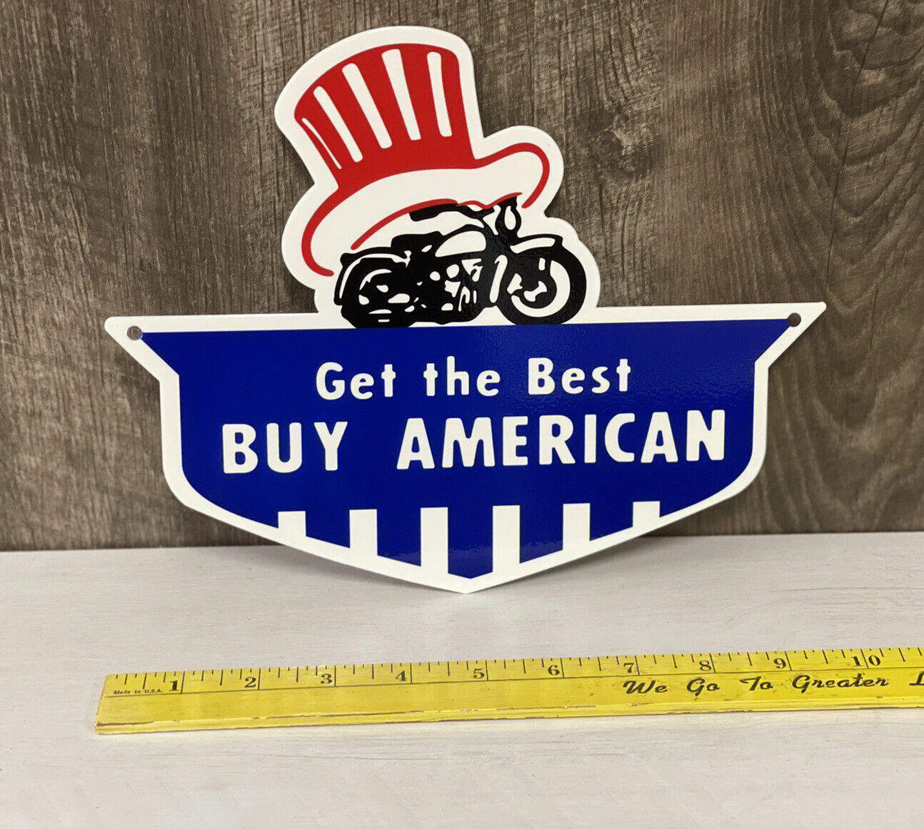 Get The Best Buy American Metal Sign Motorcycle Hot Rod United States Gas Oil