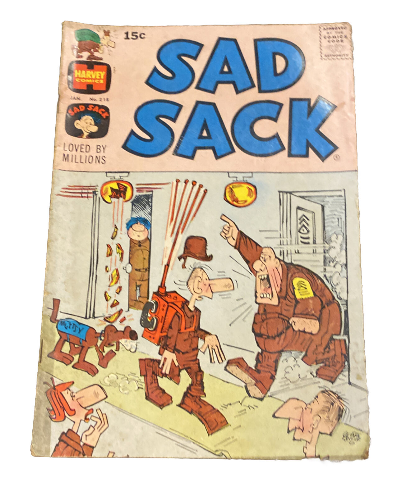 Sad Sack #218 January 1971. Harvey Comic