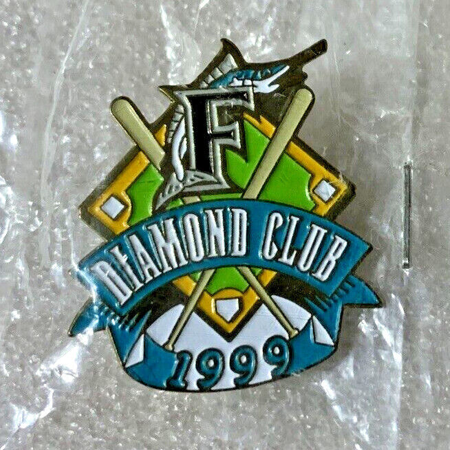 MIAMI FLORIDA MARLINS BASEBALL 1999 DIAMOND CLUB COLLECTORS PIN