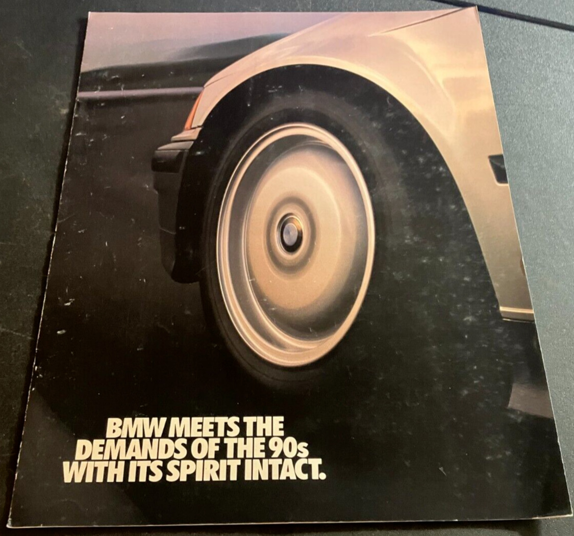 1991 BMW Technology - Vintage Original 6-page Dealer Sales Brochure - ENGLISH