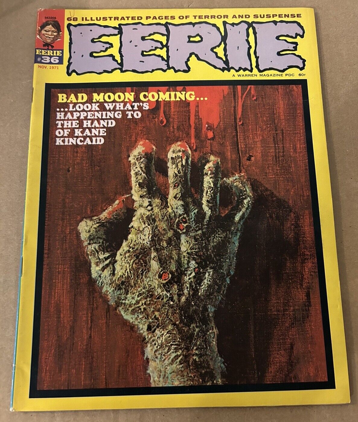 Eerie Magazine #36 Bad Moon Coming  (Warren, 1966) VF