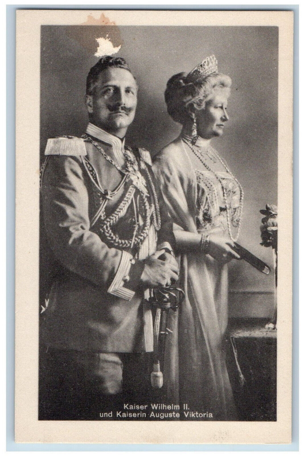Germany Postcard Emperor Wilhelm II Empress Auguste Victoria of Prussia c1930\'s