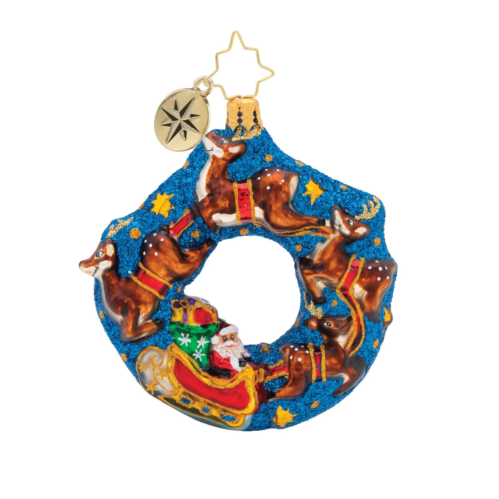 Christopher Radko Santa's Midnight Ride Gem Ornament *BRAND NEW*1019739