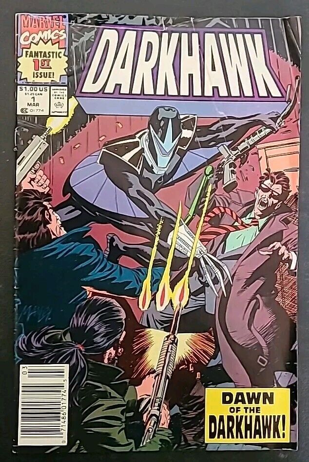 DarkHawk #1 • Marvel Comics • 1991 • 1st app of Darkhawk • Newsstand Edition 