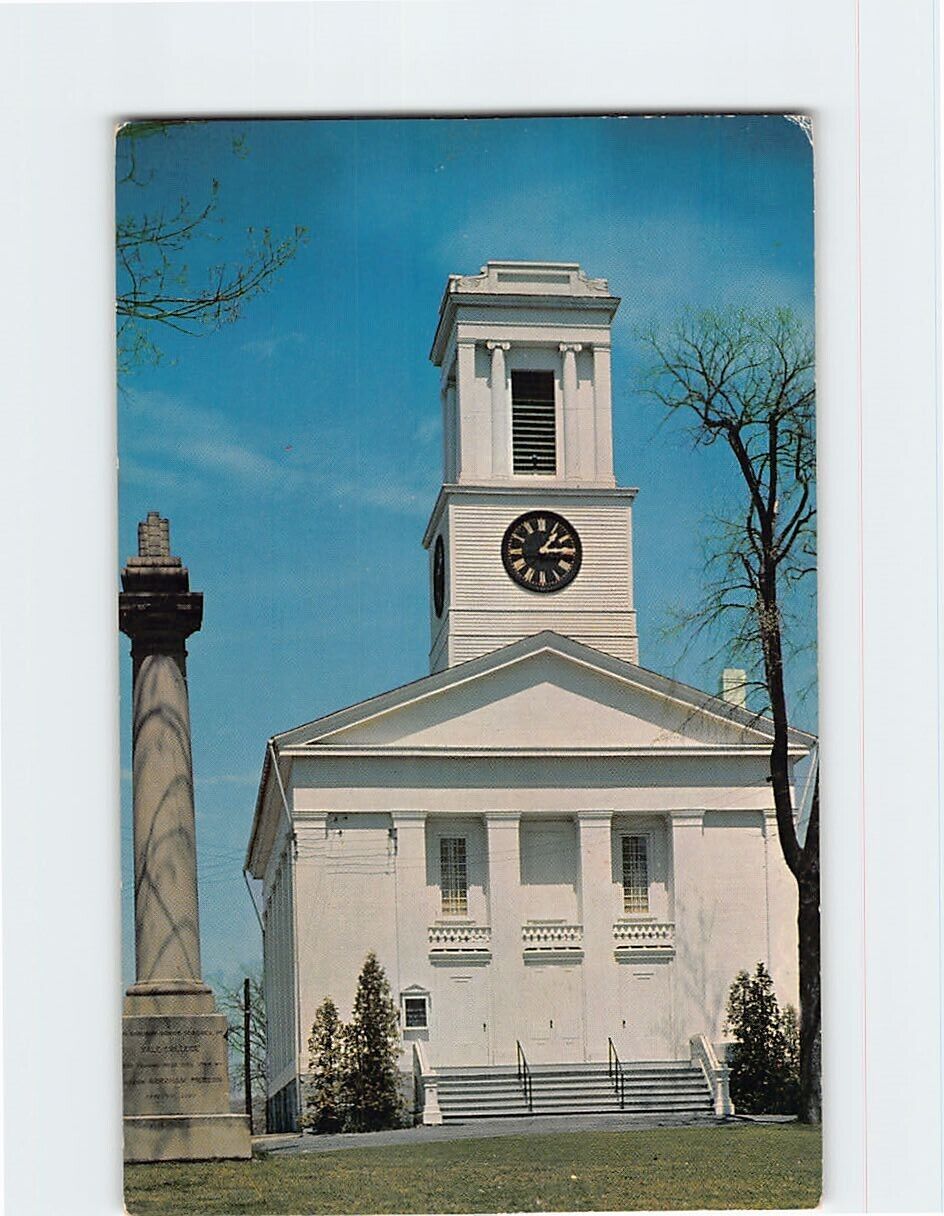 Postcard First Church of Christ Congregational Clinton Connecticut USA