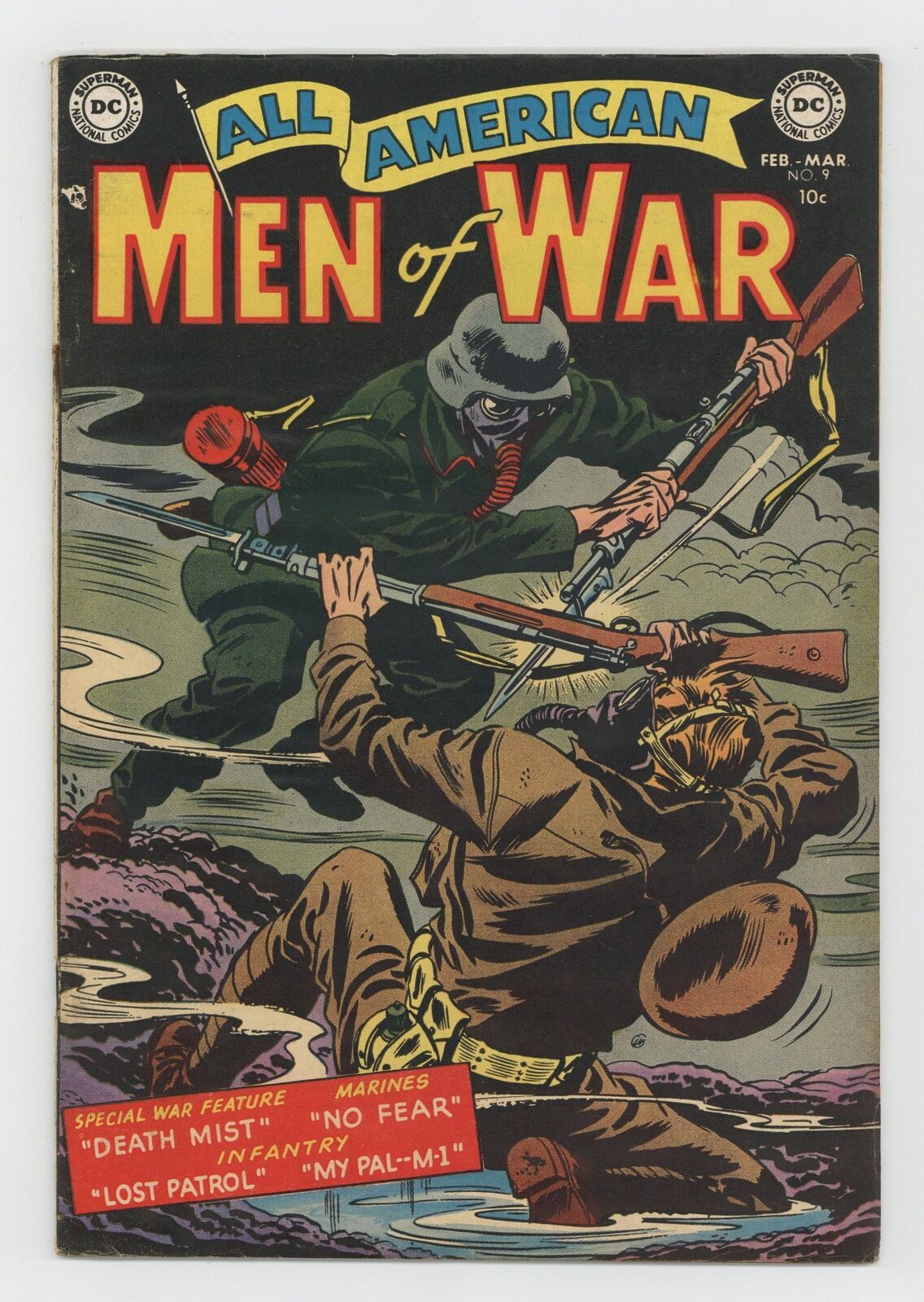 All American Men of War #9 VG+ 4.5 1954