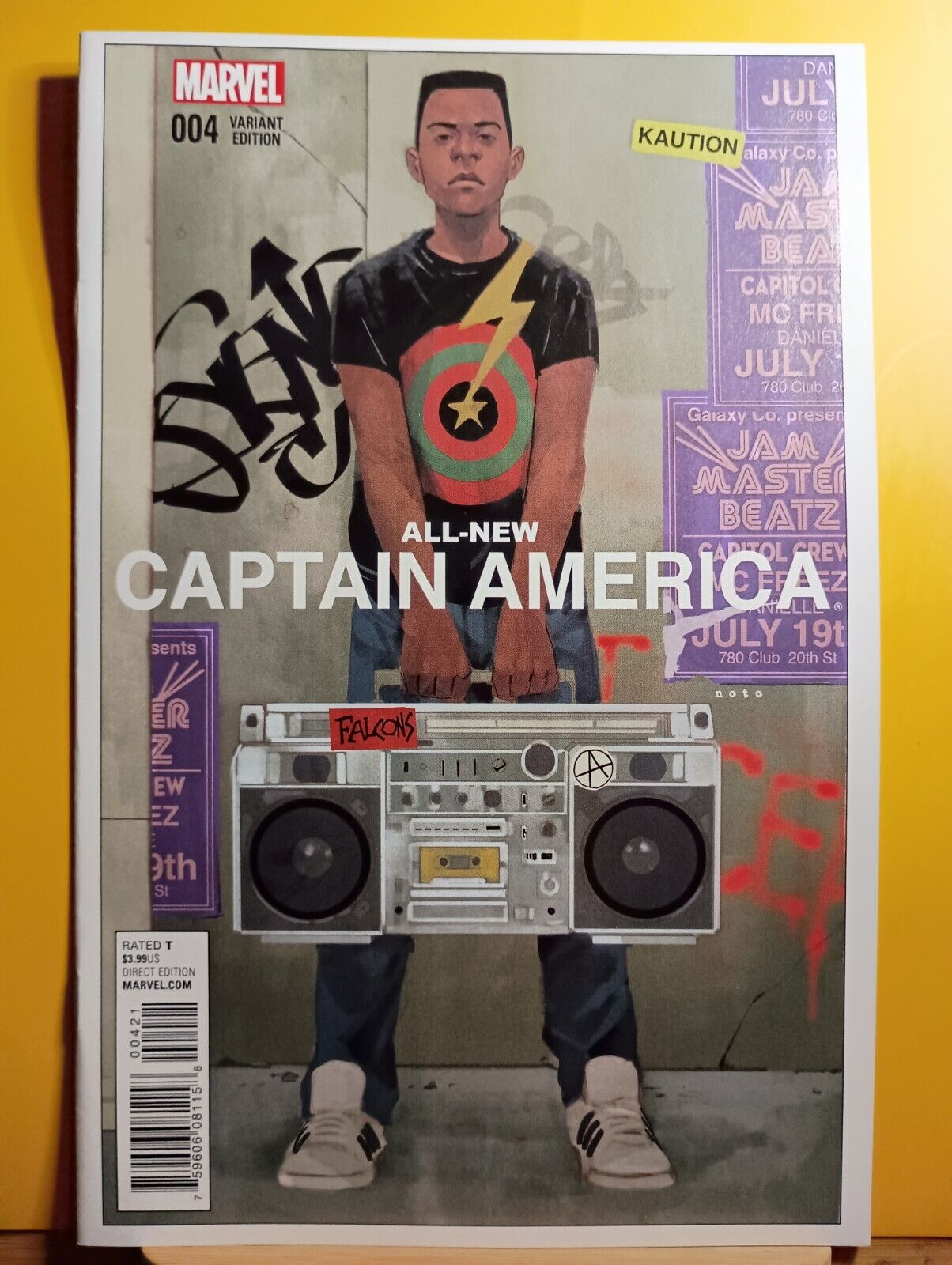 2015 Marvel Comics All New Captain America 4 Phil Noto Cover B Variant 