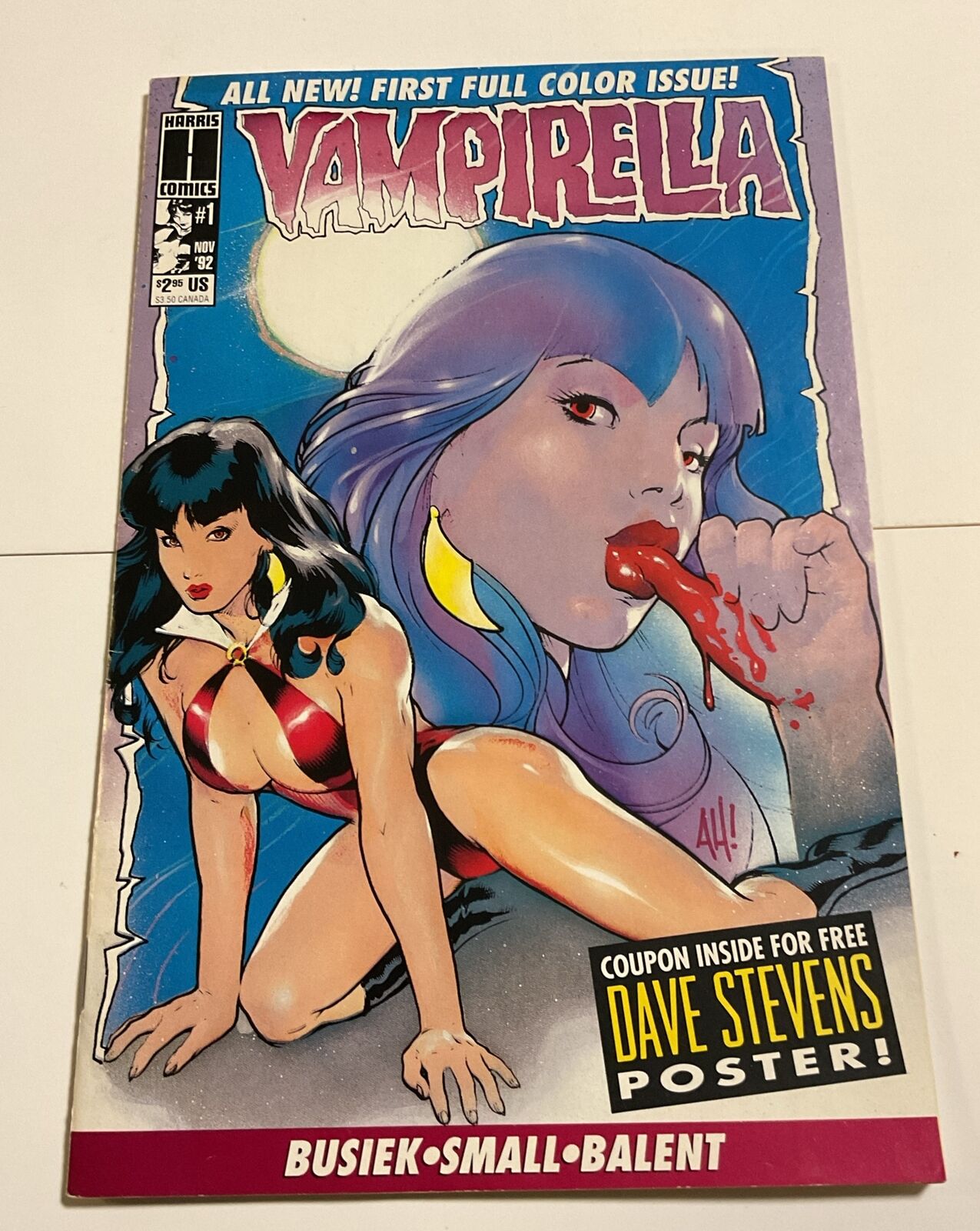 Vintage Vampirella #1 Fine 1992 Harris Comics First Printing HTF