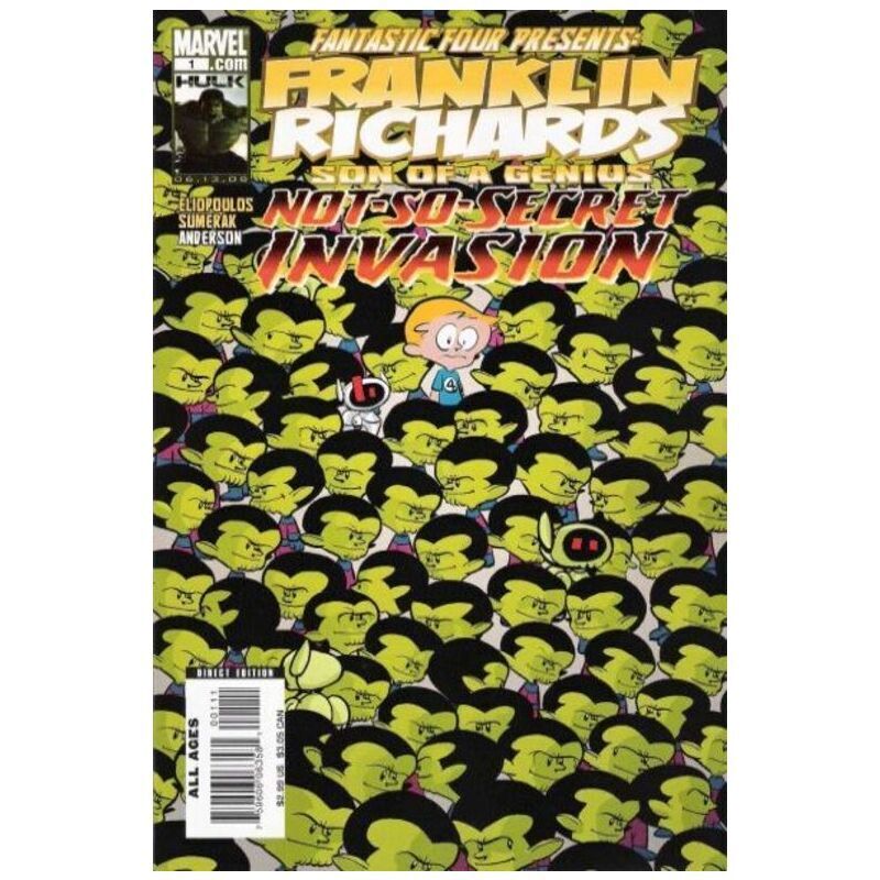 Franklin Richards: Not-So-Secret Invasion #1 in NM + cond. Marvel comics [m,