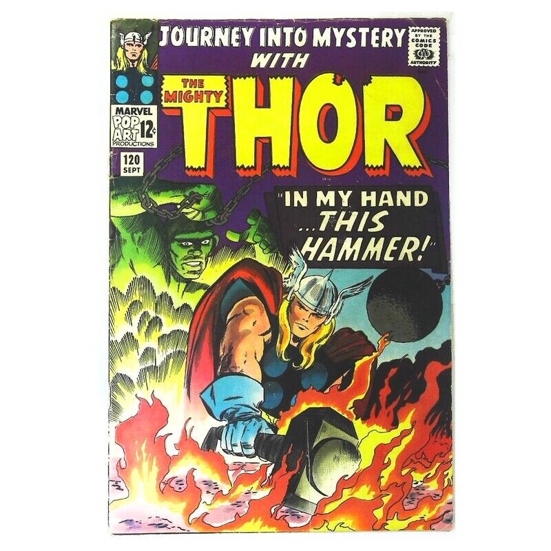 Journey into Mystery #120  - 1952 series Marvel comics Fine minus [b,