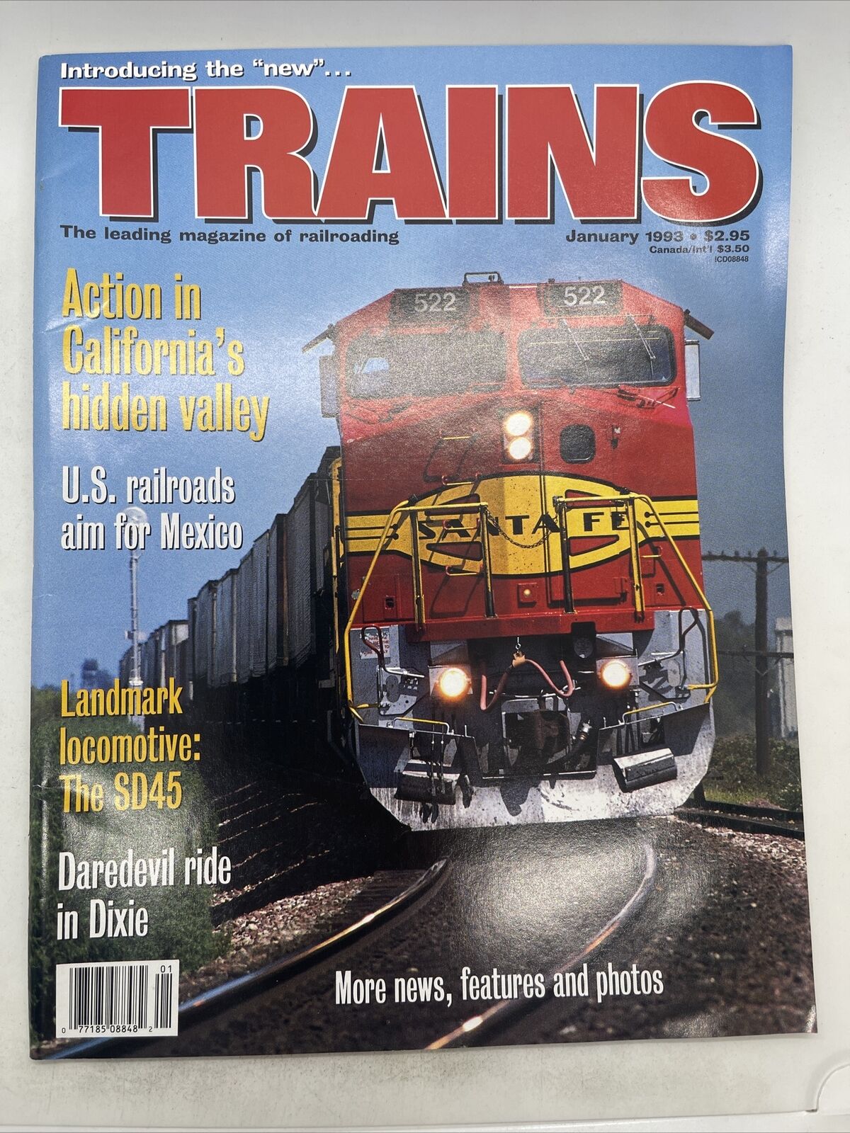 Trains Magazine Of Railroading January 1993