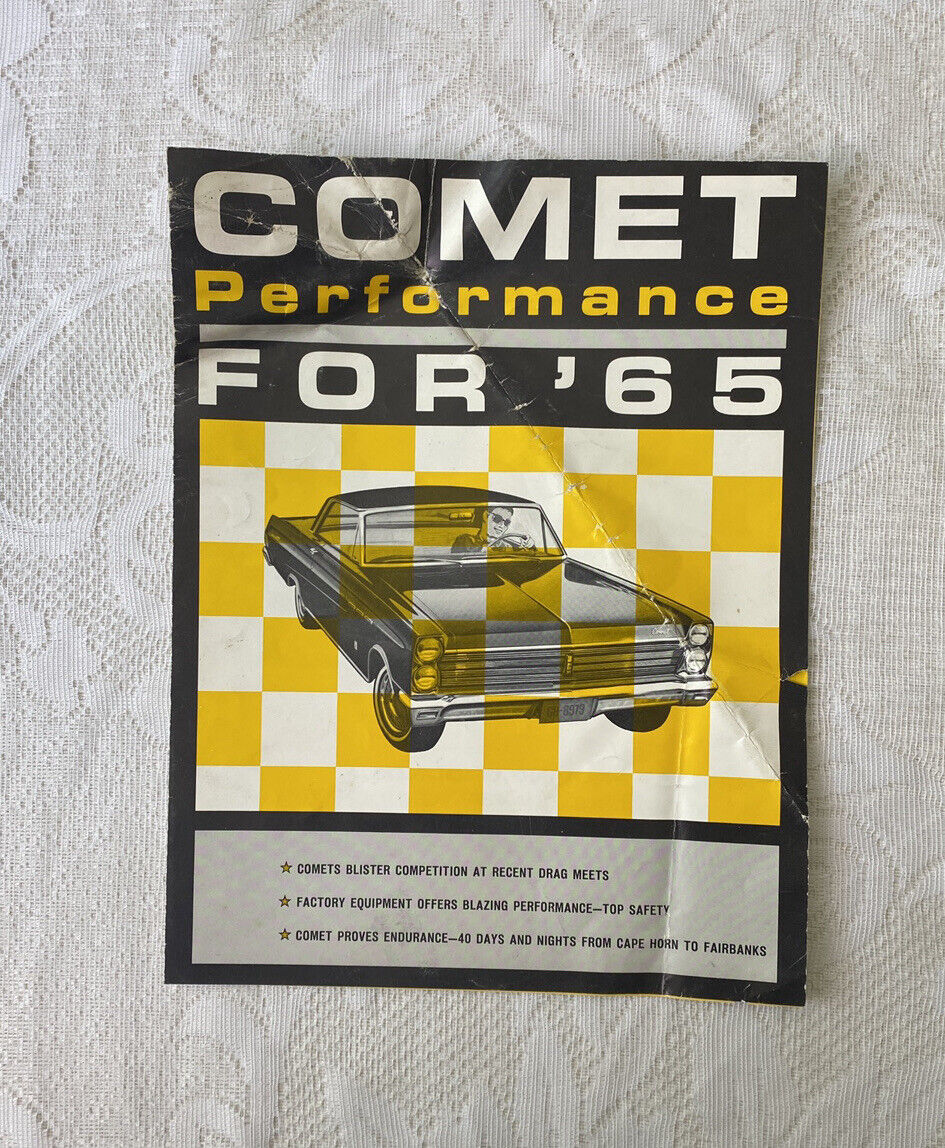 Comet Performance For ‘65 Vintage Brochure ultra rare? only one other found?