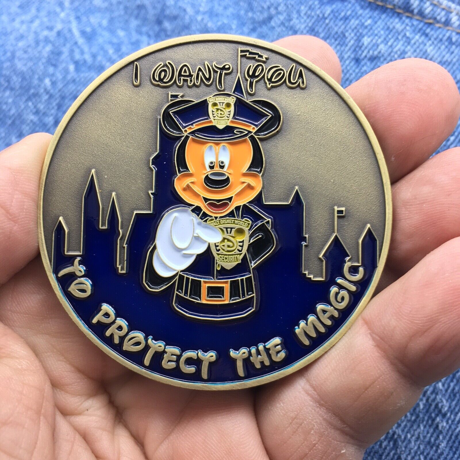 Ultra Rare Disney Security Challenge Coin