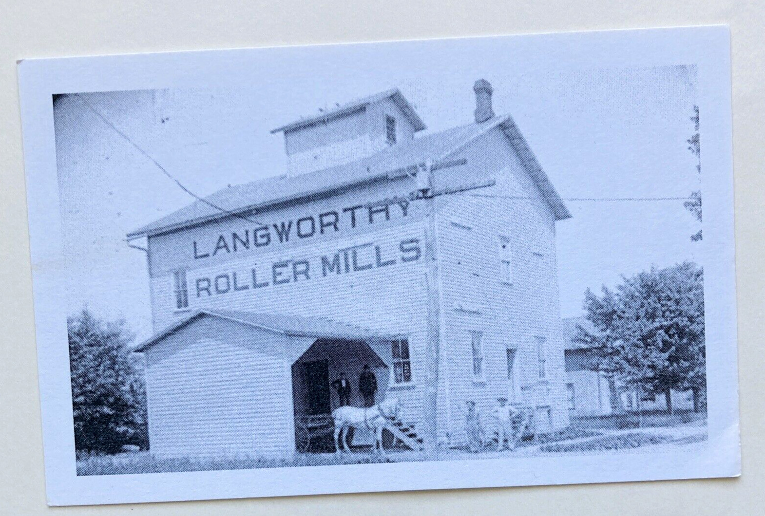 Bradford Pennsylvania PA Langworthy Roller Milles 1899 Postcard