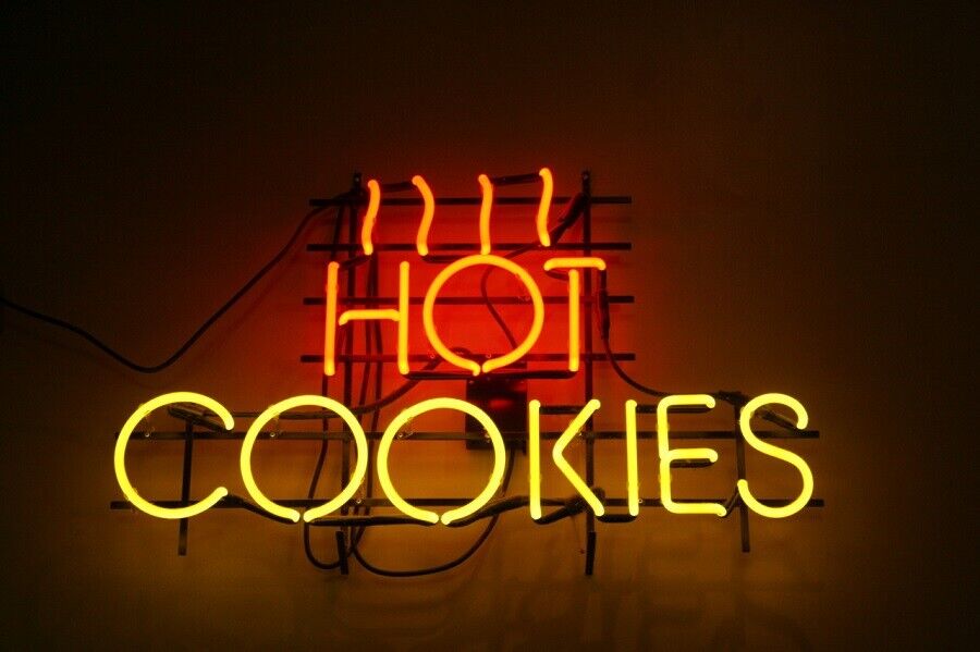 Hot Cookies Neon Sign Light Lamp Workshop Poster Cave Collection 24\