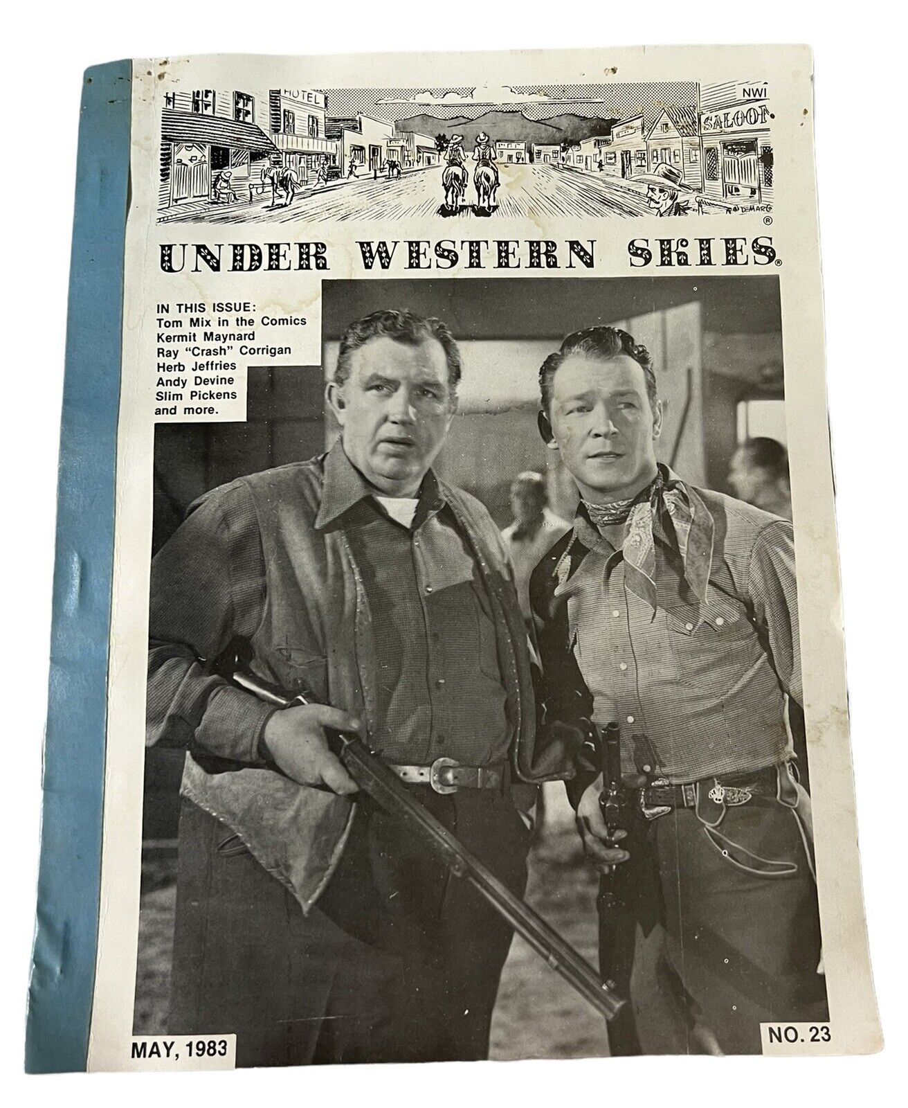 Under Western Skies #23 5/1983-Roy Rogers-Andy Devine-Slim Pickens-FN