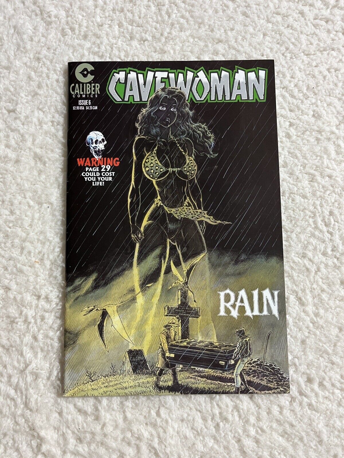 Cavewoman Rain #6 Caliber Comics 1996 Budd Root High Grade
