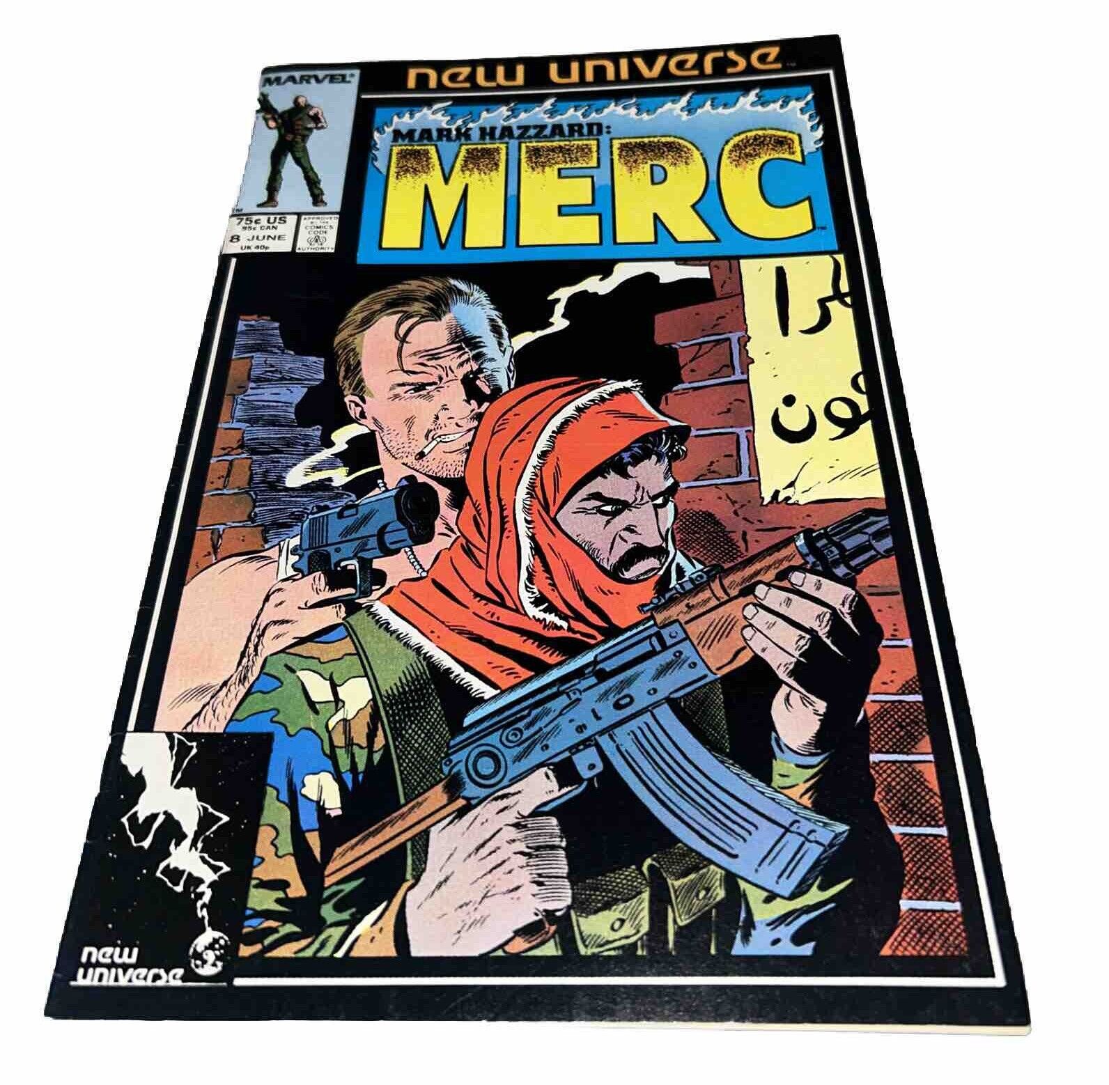 Marc Hazzard: Merc Comic Book #8 Marvel Comics 1987