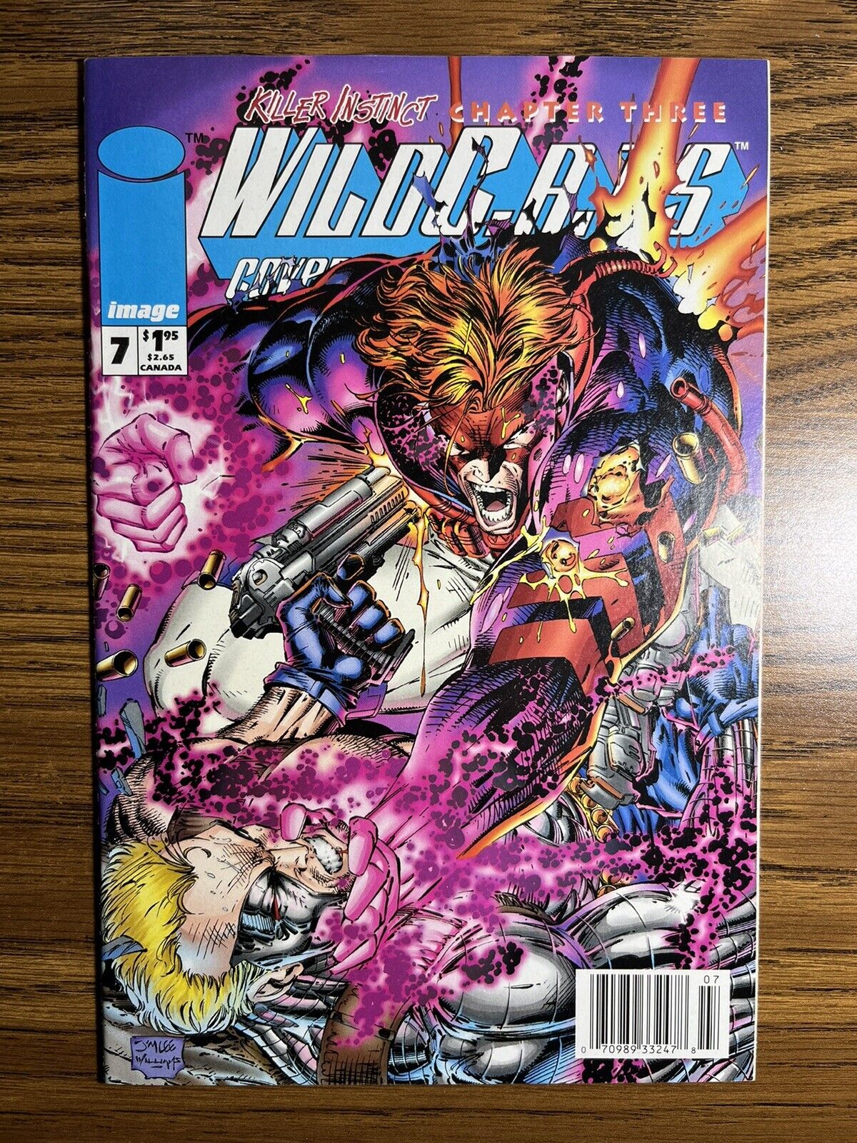 WILDCATS 7 RARE NEWSSTAND JIM LEE COVER & STORY IMAGE COMICS 1994