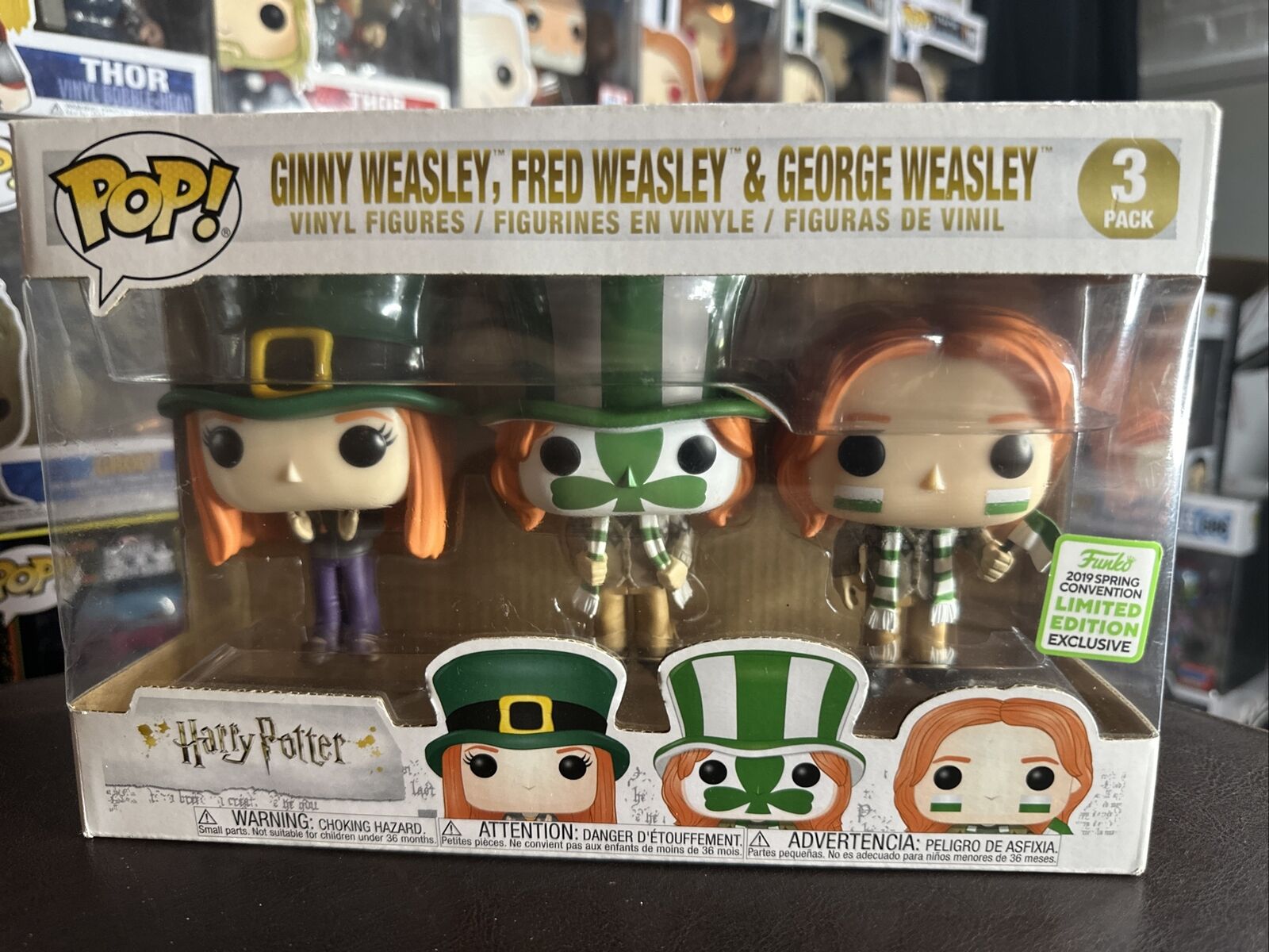Funko Pop Ginny Fred and George Weasley Vinyl Action Figure - Limited Edition