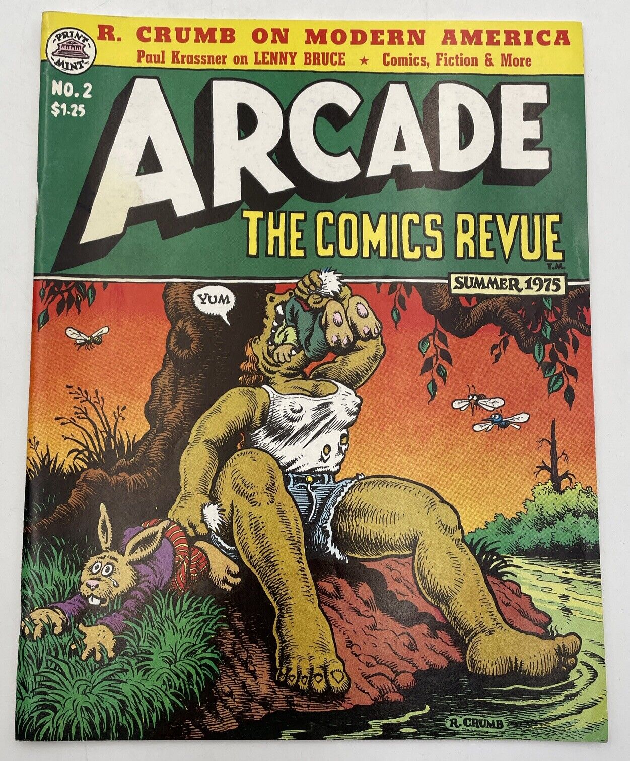 Arcade The Comics Revue Summer 1975 Vol 1, No 2 Vintage Robert Crumb Book