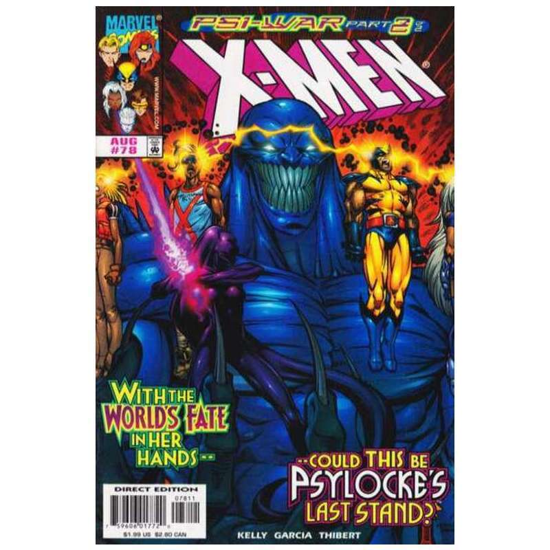 X-Men #78  - 1991 series Marvel comics VF Full description below [a