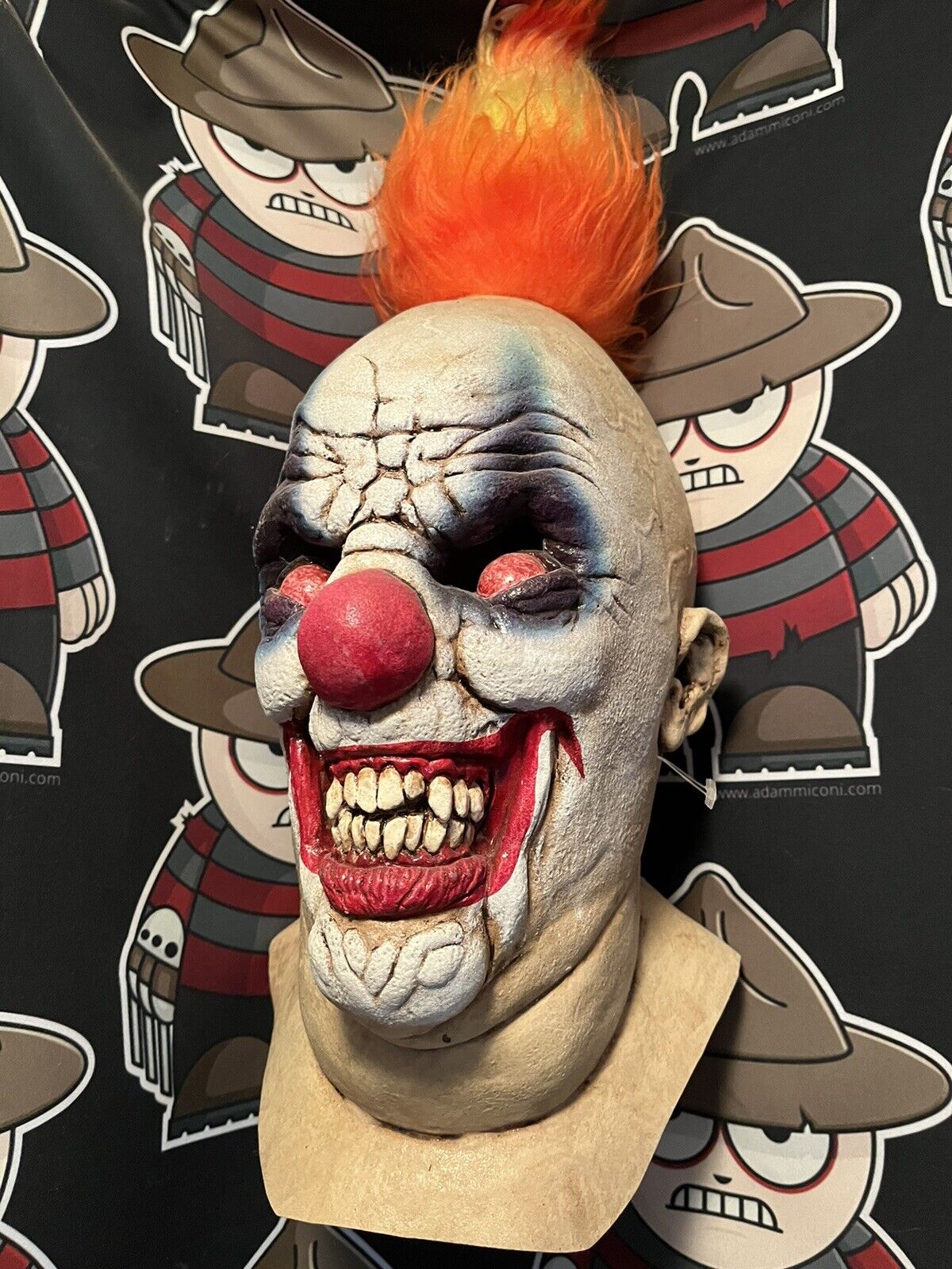 Mask Clown Killer Halloween   Latex Creepy Evil Scary Adult