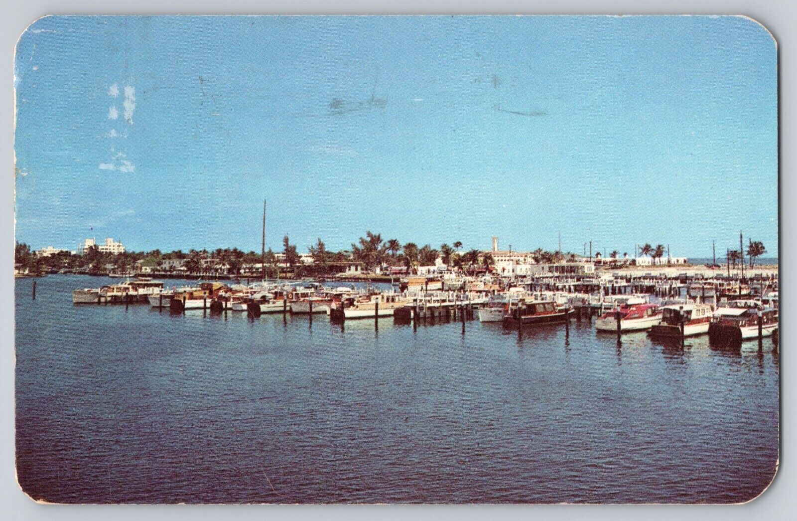 Postcard Florida Ft Lauderdale Bahia Mar Yacht Basin & Resort Recreation Center