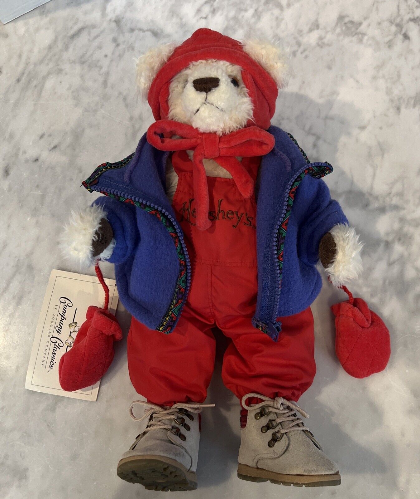 Vintage 1998 Hersey Winter Bear Plush Limited Edition #374 Of 1500 Douglas Co
