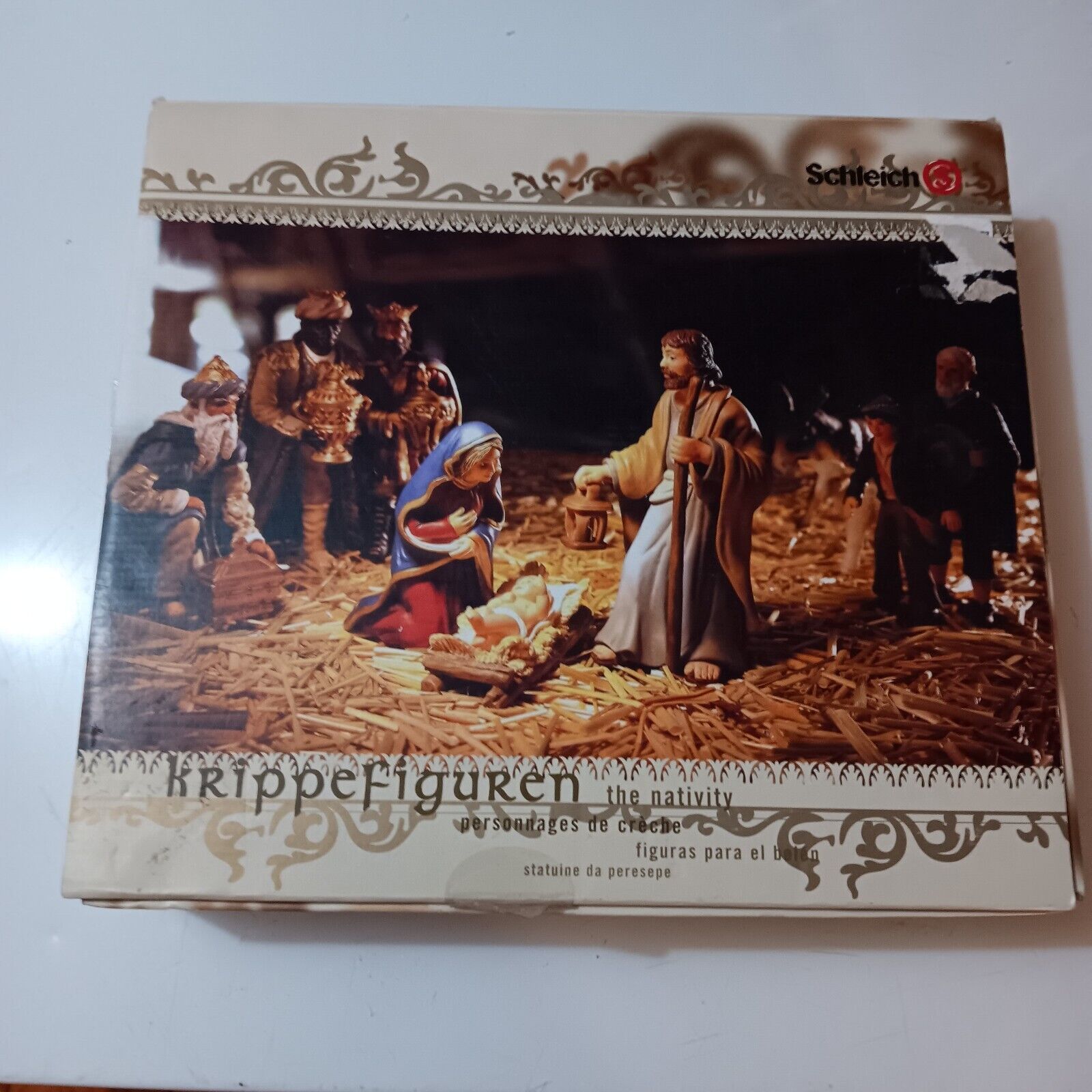 Schleich Krippefiguren 9 Piece Nativity Figurines/Figures Set In Box - Germany