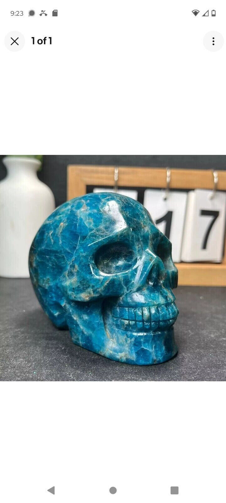 3pcs skulls(blue apatite+bumblebee jasper+mookaite jasper)