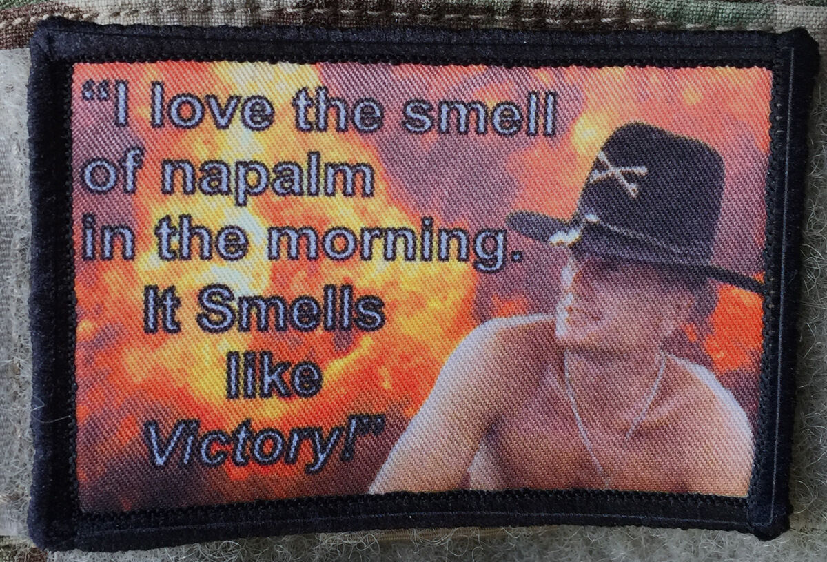 Apocalypse Now Napalm in the Morning Morale Patch Military Tactical Army Flag US