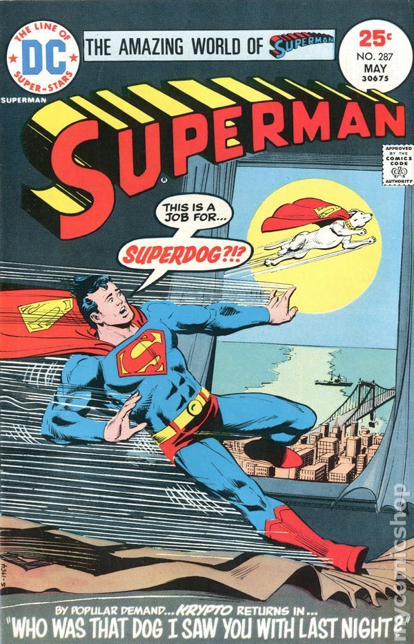 Superman #287 FN 6.0 1975 Stock Image