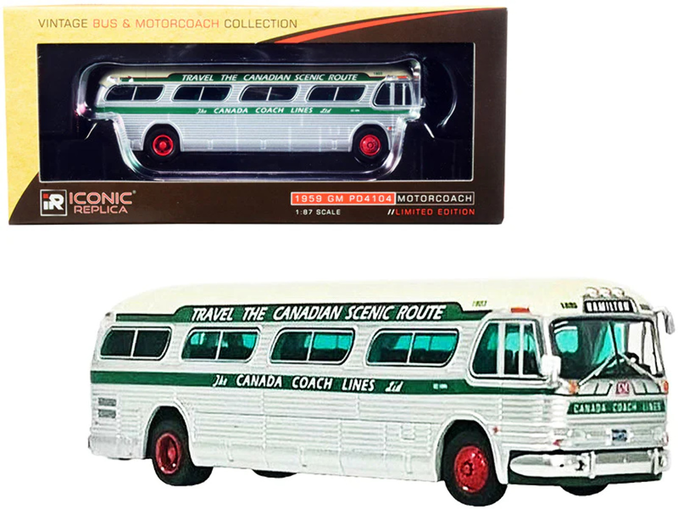 1959 GM PD4104 Motorcoach Bus \\Hamilton\\\