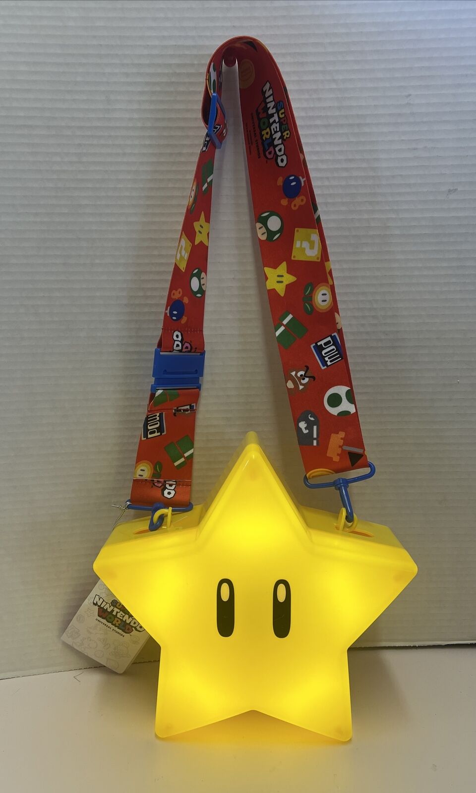 Super Nintendo World LED Light Mario Star Popcorn Bucket Universal Studios