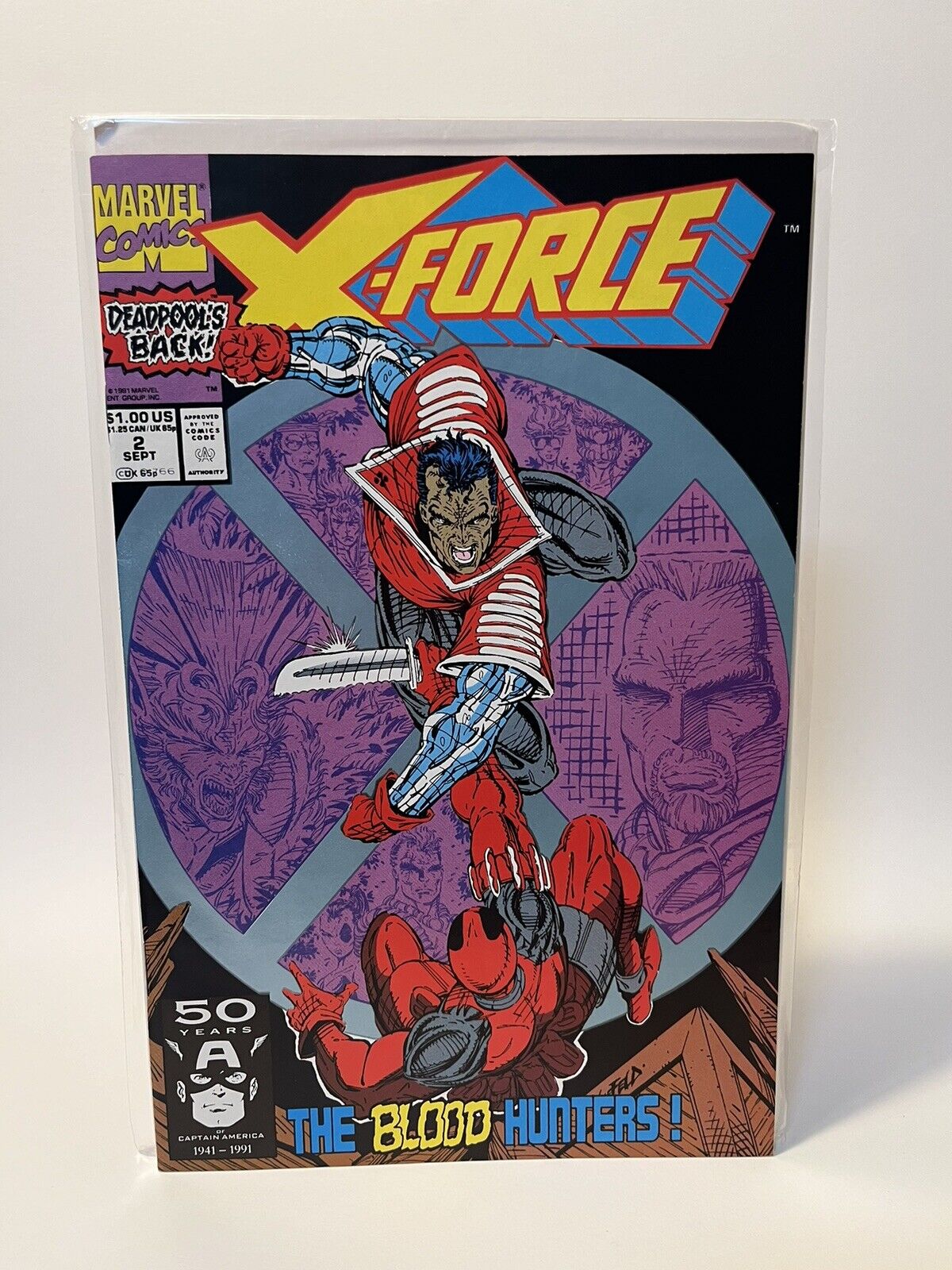 Marvel Comic X-Force #1 & #2 1991 VF/NM Key Issue Comic Book  Grade Standard