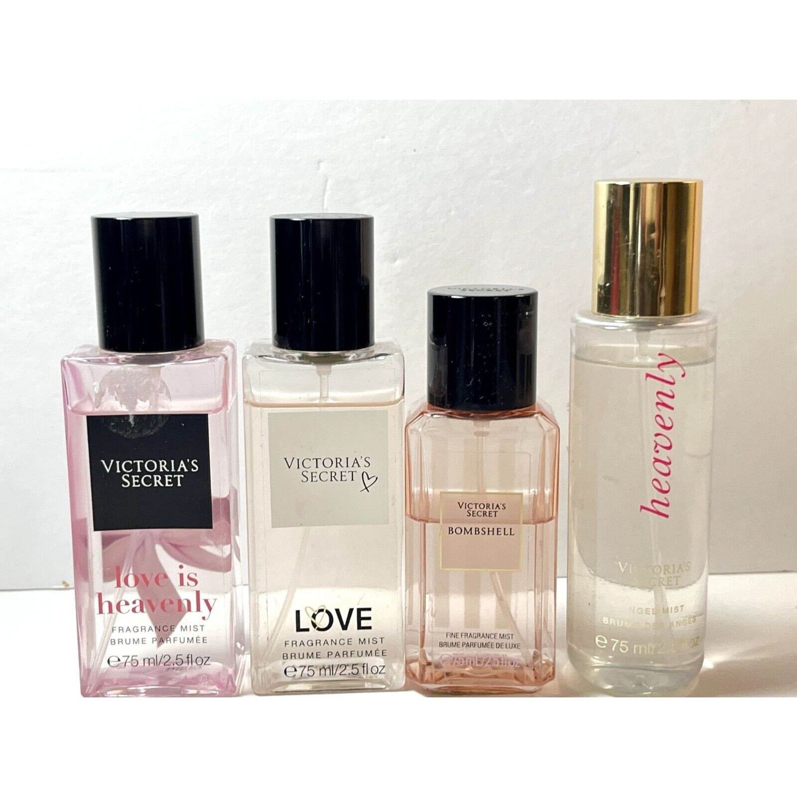 Victoria's Secret Love Heavenly Angel Bombshell Fragrance Mist Lot READ