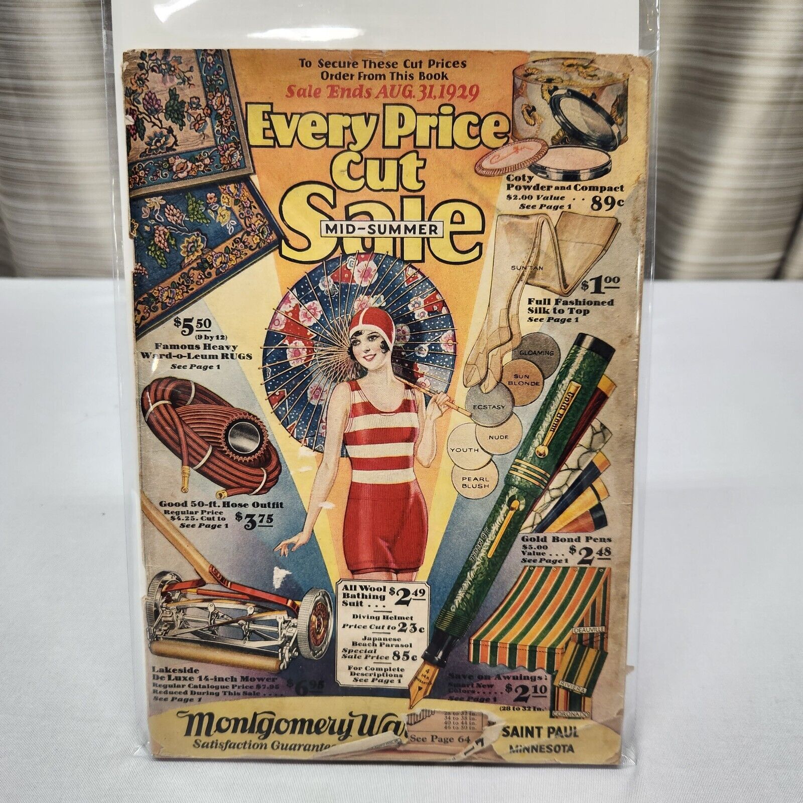 1929 Montgomery Ward Catalog Antique Vintage Aug 31 Saint Paul MN