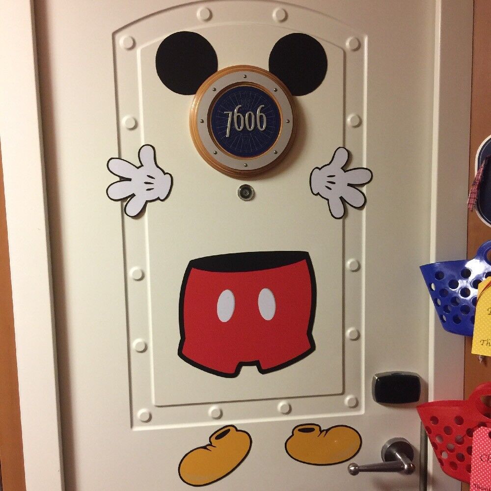 Disney Cruise Line Mickey Mouse Stateroom Door Porthole Magnet Set